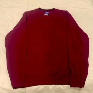 Le Tigre Men’s Large Wool Maroon Sweater